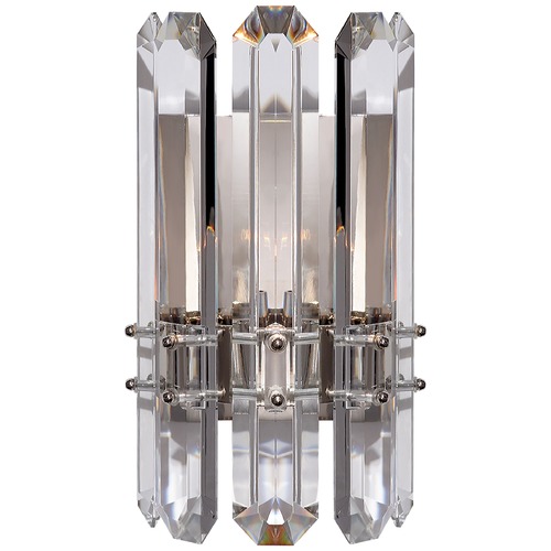 Visual Comfort Signature Collection Aerin Bonnington Wall Sconce in Polished Nickel by Visual Comfort Signature ARN2124PNCG