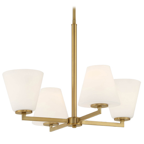 Designers Fountain Lighting Designers Fountain Palmyra Brushed Gold Chandelier D255M-4CH-BG