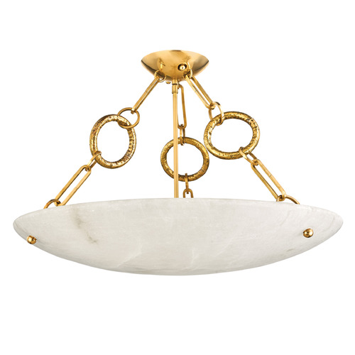 Corbett Lighting Corbett Lighting Yadira Vintage Brass LED Semi-Flushmount Light 420-06-VB