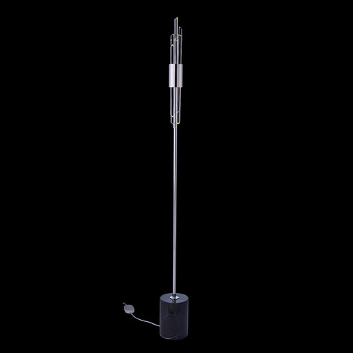 Allegri Lighting Allegri Crystal Lucca Polished Chrome LED Floor Lamp 037995-010-FR001