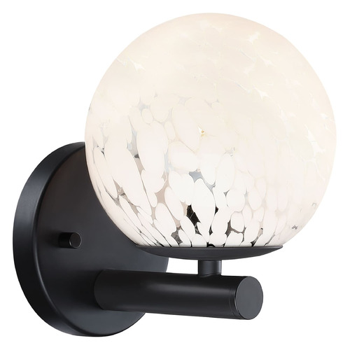 Designers Fountain Lighting Designers Fountain Crown Heights Matte Black Sconce D252C-WS-AG-MB