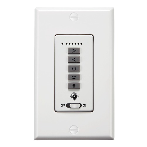 Generation Lighting Fan Collection Six-Speed Wall Control in White by Visual Comfort & Co Fan Collection ESSWC-7-WH