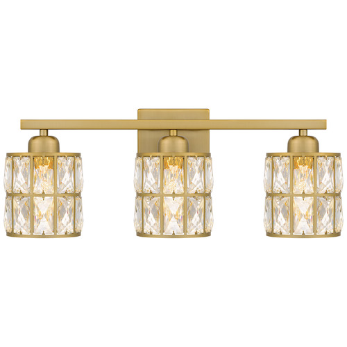 Quoizel Lighting Quoizel Lighting Gibson Aged Brass Bathroom Light GIB8622AB