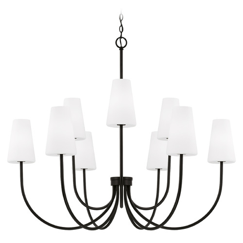 Capital Lighting Averitt Chandelier in Matte Black by Capital Lighting 455291MB-550