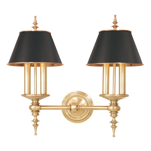 Hudson Valley Lighting Cheshire Aged Brass Sconce by Hudson Valley Lighting 9502-AGB