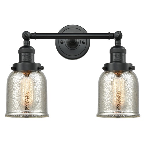 Innovations Lighting Small Bell Matte Black Bathroom Light by Innovations Lighting 208-BK-G58