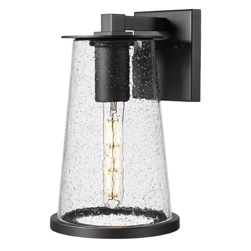 Z-Lite Z-Lite Bar Harbor Sand Black Outdoor Wall Light 5004M-BK