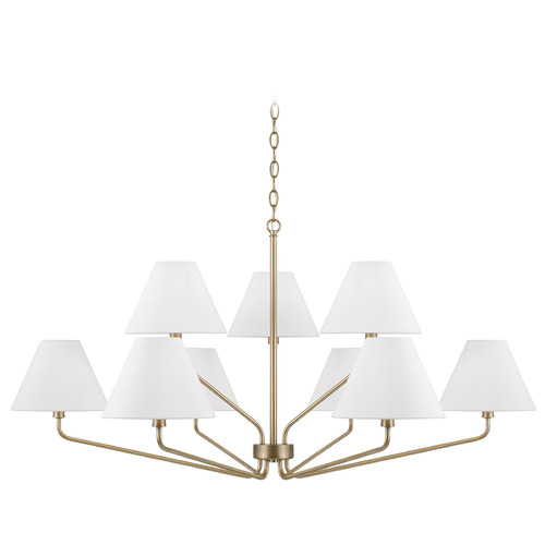 Capital Lighting Chadwick Chandelier in Aged Brass by Capital Lighting 456691AD-714