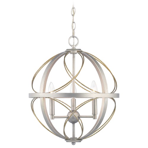 Progress Lighting Brandywine Silver Ridge 3-Light Pendant by Progress Lighting P500068-134