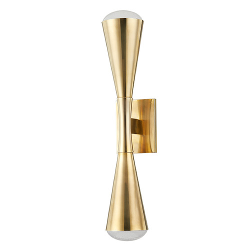 Corbett Lighting Corbett Lighting Barcelona Vintage Brass LED Sconce 455-02-VB