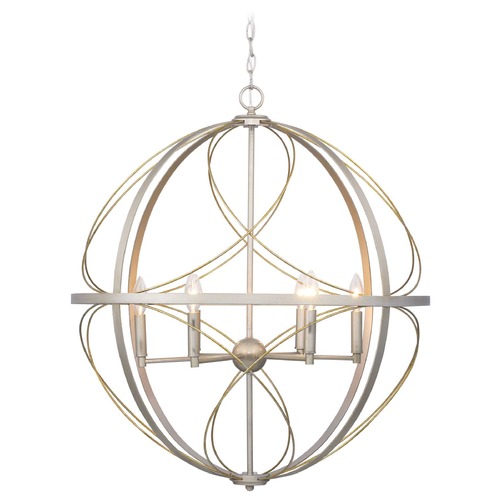 Progress Lighting Brandywine Silver Ridge 6-Light Pendant by Progress Lighting P500069-134