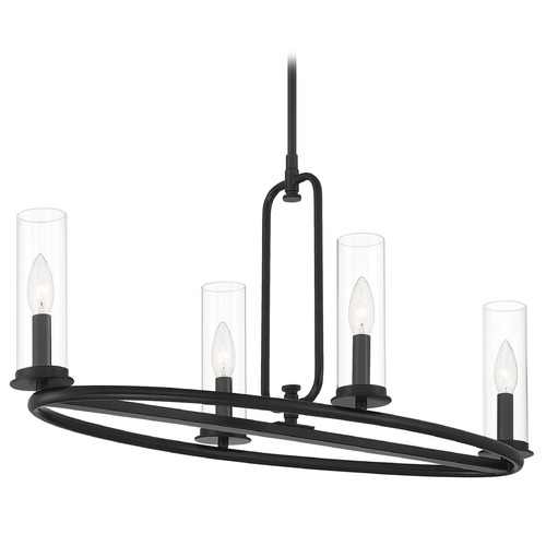 Designers Fountain Lighting Designers Fountain Hudson Heights Matte Black Island Light D268C-IS-MB