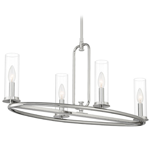 Designers Fountain Lighting Designers Fountain Hudson Heights Polished Nickel Island Light D268C-IS-PN