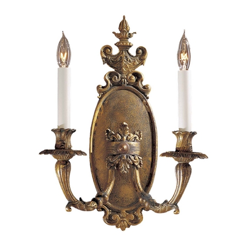 Metropolitan Lighting Sconce Wall Light in Antique Bronze Patina by Metropolitan Lighting N202102