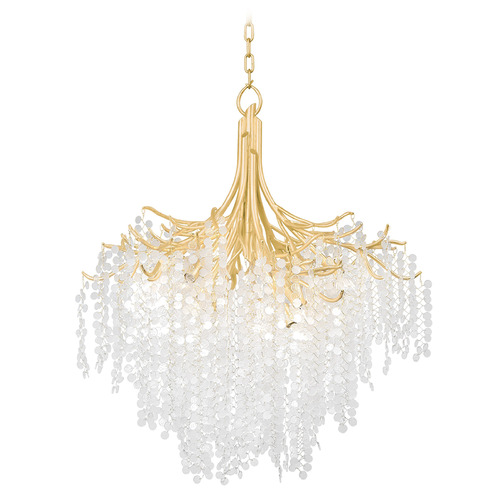 Corbett Lighting Corbett Lighting Genoa Gold Leaf LED Chandelier 350-32-GL