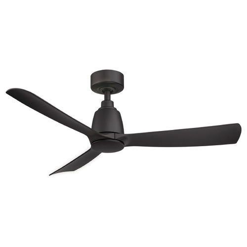 Fanimation Fans Fanimation Fans Kute 44 Black Ceiling Fan Without Light FPD8547BL