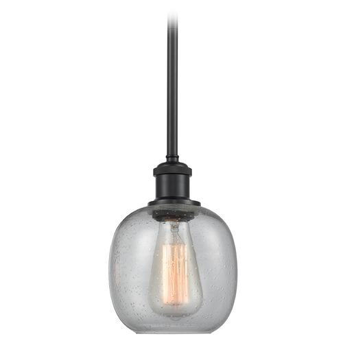 Innovations Lighting Belfast Matte Black Mini Pendant by Innovations Lighting 516-1S-BK-G104
