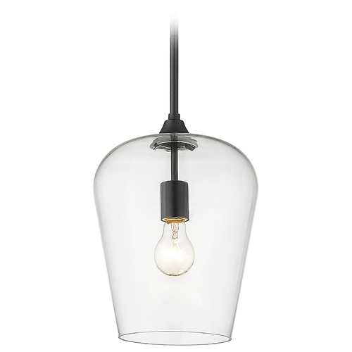Z-Lite Joliet Matte Black Mini Pendant by Z-Lite 473P9-MB