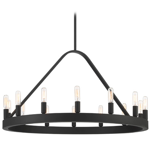 Designers Fountain Lighting Designers Fountain Carousel Black Chandelier D254C-14CH-BK