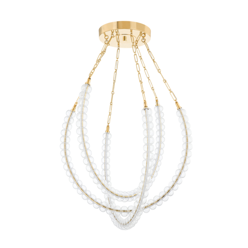 Corbett Lighting Celeste 35-Inch LED Chandelier in Vintage Brass by Corbett Lighting 355-36-VB