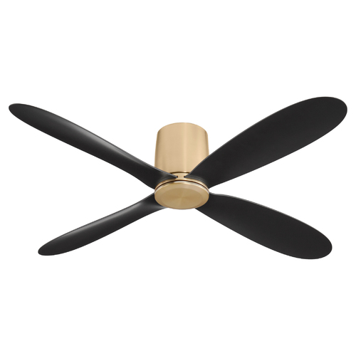 Oxygen Myriad 56-Inch Hugger Smart Fan in Aged Brass by Oxygen Lighting 3-124-40