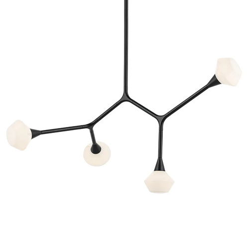 Kichler Lighting Cassius 39.50-Inch Linear Chandelier in Black by Kichler Lighting 52762BK