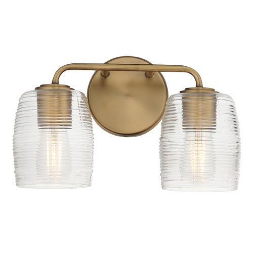 Maxim Lighting Maxim Lighting Honey Natural Aged Brass Bathroom Light 21412CRNAB