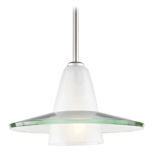 Progress Lighting Contemporary 12-Inch Pendant in Brushed Nickel by Progress Lighting P5011-09