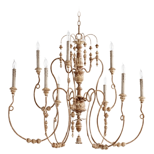 Quorum Lighting Salento 40.5-Inch Chandelier in French Umber  by Quorum Lighting 6206-9-94