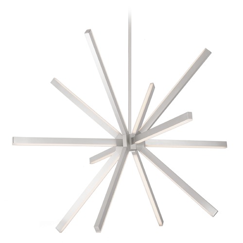 Kuzco Lighting Mid-Century Modern Brushed Nickel LED Pendant 3000K 5040LM by Kuzco Lighting CH14348-BN