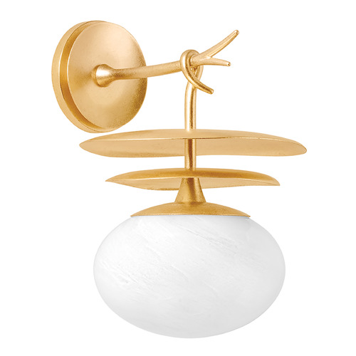 Corbett Lighting Corbett Lighting Ceylon Vintage Gold Leaf LED Sconce 451-01-VGL