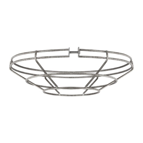 Visual Comfort Studio Collection Barn Light Small Cage in Weathered Pewter by Visual Comfort Studio 95374-57