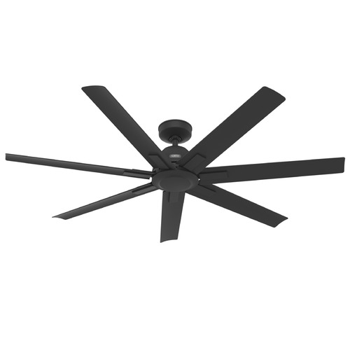 Hunter Fan Company Hunter Fan Company Downtown Matte Black Ceiling Fan Without Light 51590