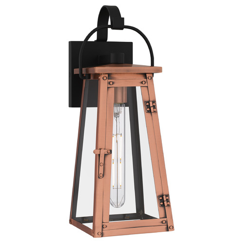 Quoizel Lighting Quoizel Lighting Carolina Aged Copper Outdoor Wall Light CLN8406AC
