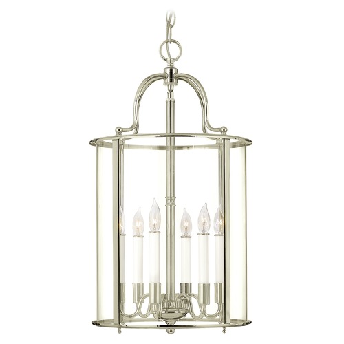 Hinkley Gentry 14-Inch Polished Nickel Pendant by Hinkley Lighting 3478PN