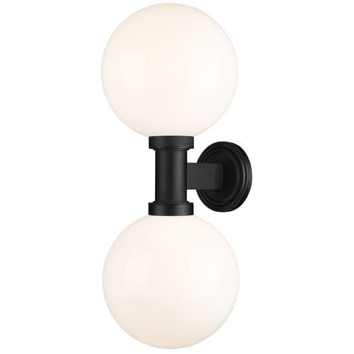 Z-Lite Laurent Black Outdoor Wall Light by Z-Lite 597B2-BK