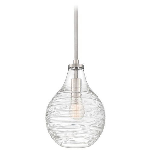 Quoizel Lighting Genie Brushed Nickel Pendant by Quoizel Lighting QPP4019BN