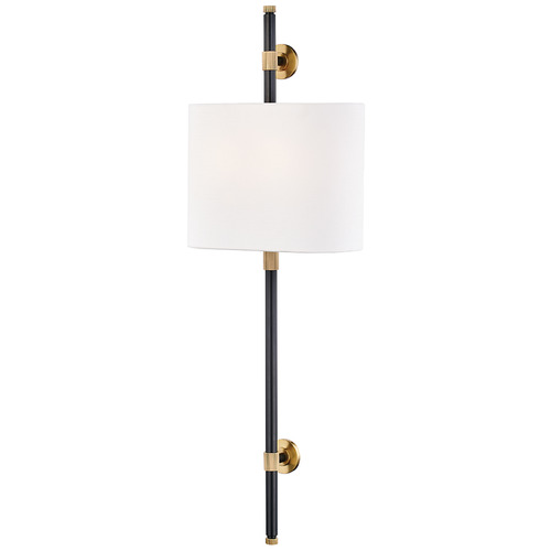 Hudson Valley Lighting Hudson Valley Lighting Bowery Aged Brass & Aged Old Bronze Sconce 3722-AOB