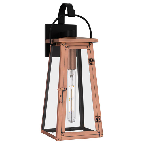 Quoizel Lighting Quoizel Lighting Carolina Aged Copper Outdoor Wall Light CLN8407AC