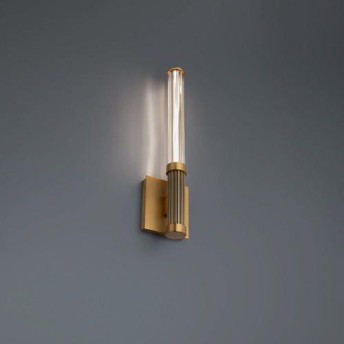 Modern Forms by WAC Lighting Modern Forms Ribeye Aged Brass LED Sconce WS-50518-AB