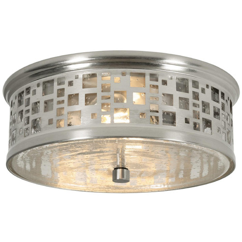 AFX Lighting Afx Lighting Roscoe Satin Nickel Flushmount Light RSCF11MBSN