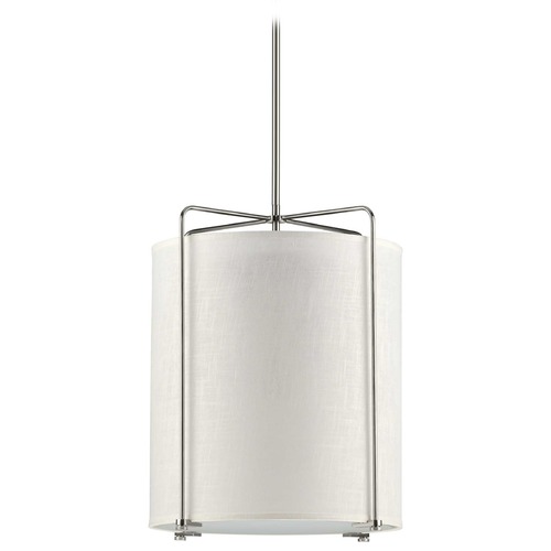 Progress Lighting Kempsey Brushed Nickel Pendant by Progress Lighting P500139-009