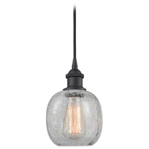 Innovations Lighting Belfast Matte Black Mini Pendant by Innovations Lighting 516-1P-BK-G105