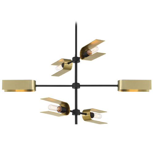 Designers Fountain Lighting Designers Fountain U Turn Matte Black Island Light D263M-IS-MB