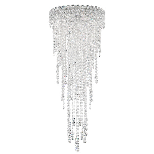 Schonbek Lighting Schonbek Worldwide Lighting Chantant Polished Stainless Steel Flushmount Light CH1202N-401R