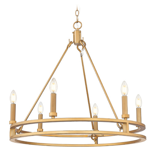 Z-Lite Z-Lite Dennison Signature Brass Chandelier 4005-6SBR