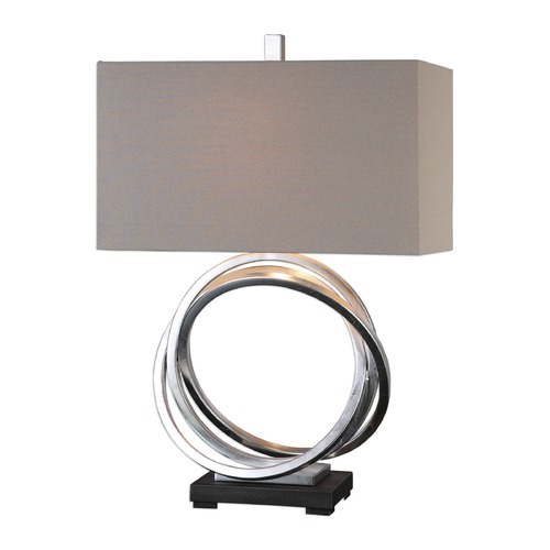 Uttermost Lighting Soroca Silver Rings Lamp by Uttermost Lighting 27310-1