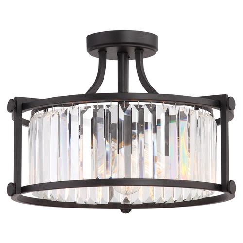 Nuvo Lighting Krys Aged Bronze Semi-Flush Mount by Nuvo Lighting 60/5773