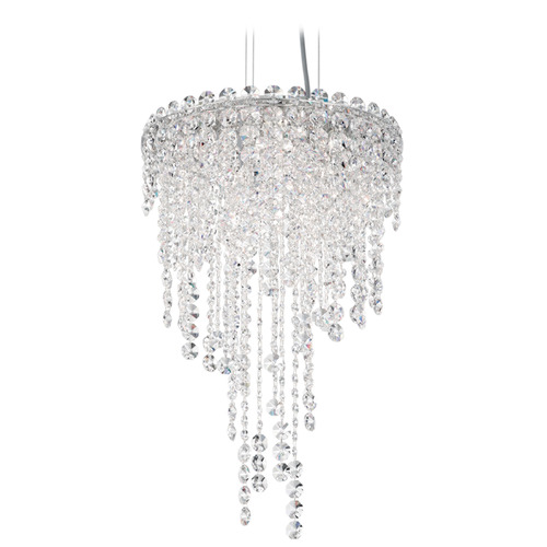 Schonbek Lighting Schonbek Worldwide Lighting Chantant Polished Stainless Steel Pendant Light CH1211N-401R