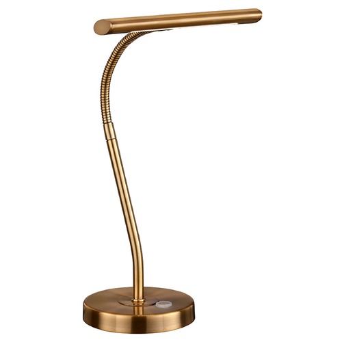 Arnsberg Curtis Antique Brass LED Desk Lamp by Arnsberg 579790104